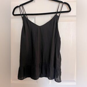 GAP Strappy Swing Camisole in black, size 6